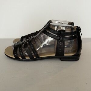 Easy Spirit‎ Sandal Women 8 W Black Karelly Strappy Casual Neutral Minimalist